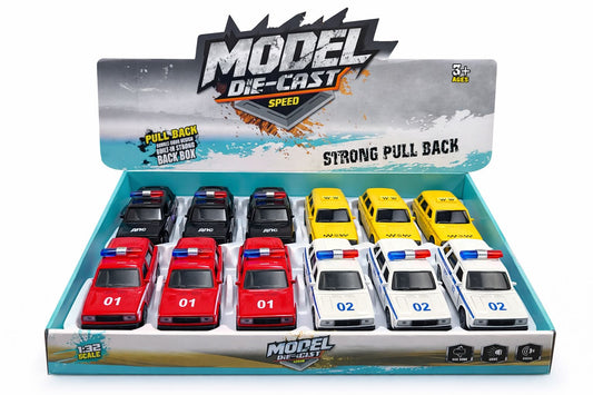 Pull Back Taxi Car