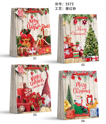 Large Christmas Giftbag . Size : 26*32*10 cm