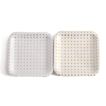 9" Plates – 10 Pieces per Pack (Square Design)