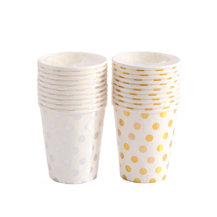 Cups – 10 Pieces per Pack (Polka Dot Design)