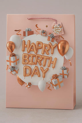 Gift Bags Jumbo - 40x31x12 cm Birthday Theme