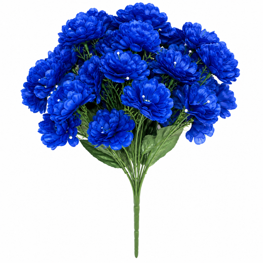 Artificial Blue Flower Bouquet 50cm
