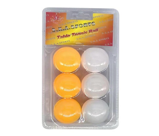 6-Pack Premium Table Tennis Balls Set