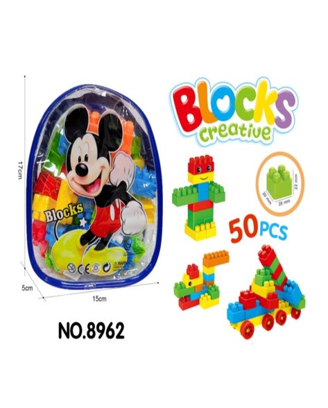 Kids Building Blocks Backpack Toy Set
