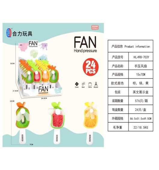 Mini Handheld Fruit-Shaped Fan