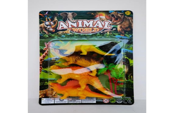Kids Dinosaur & Wild Animal Figure Toy Set
