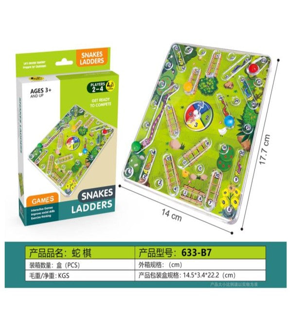 Snakes and Ladders Board Game for Kids
