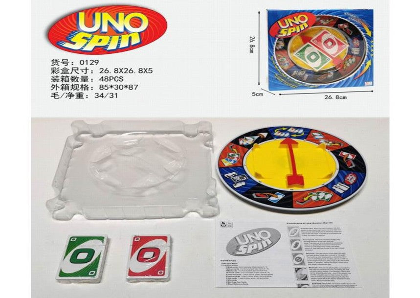 Uno Spin Family Board Game