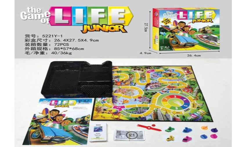 The Game of Life Junior Board Game for Kids