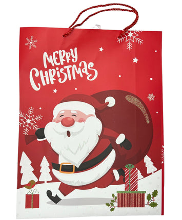 Festive Christmas Party Paper Bag  - Jumbo Size 31x40x12 cm