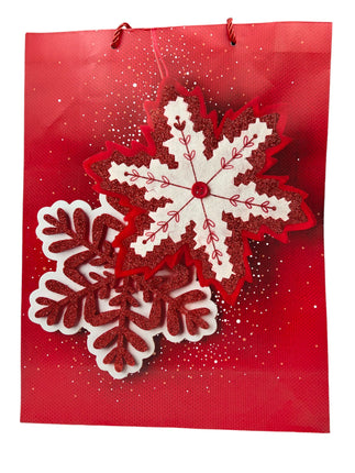 Festive Christmas Party Paper Bag - Jumbo Size 31x40x12 cm