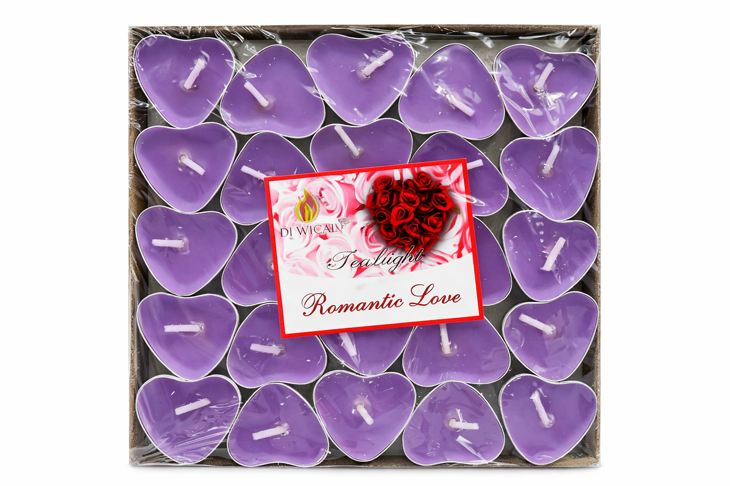 Heart Shape Tealight candles -50ct