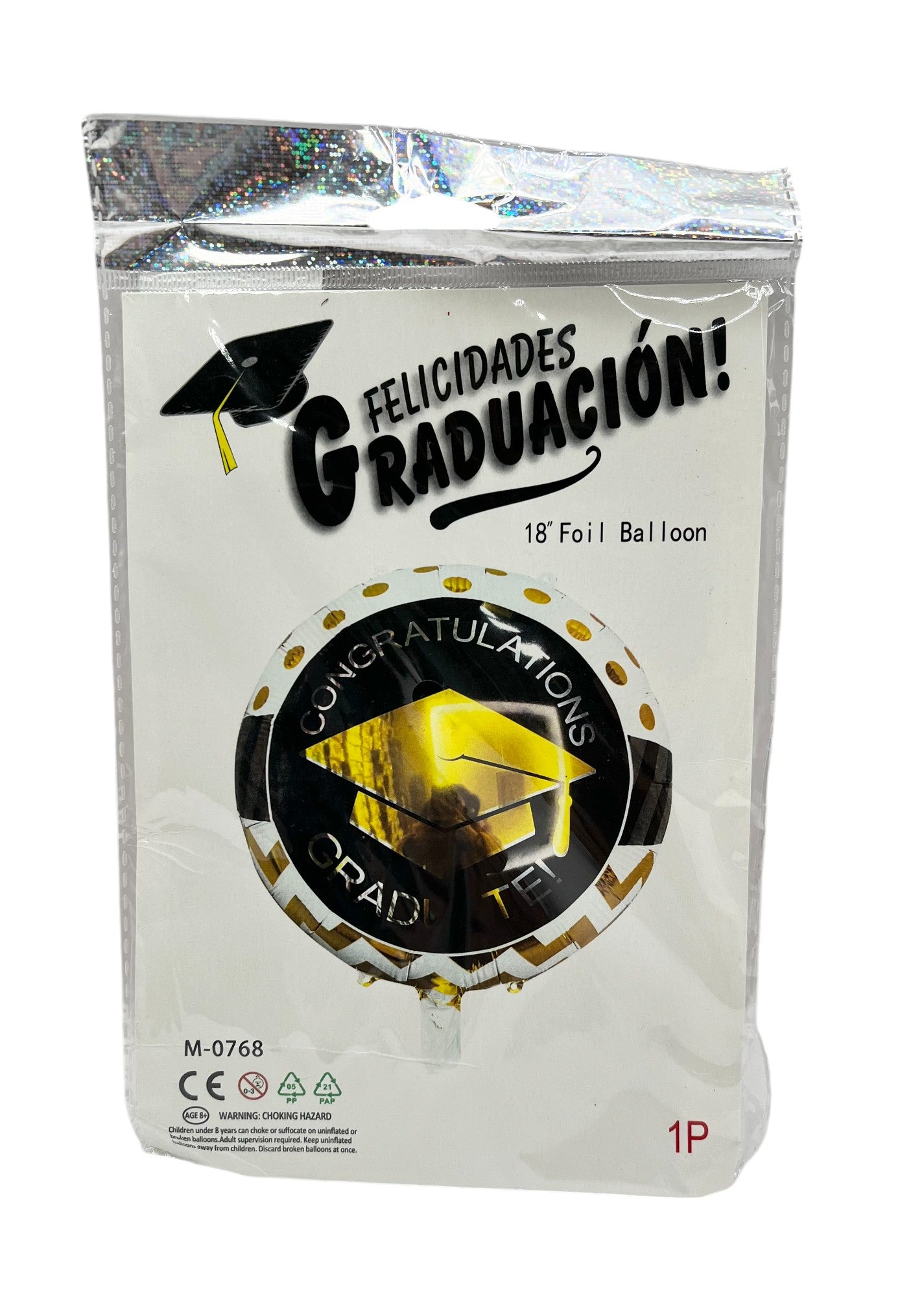 Round Mylar Graduation Balloon Set