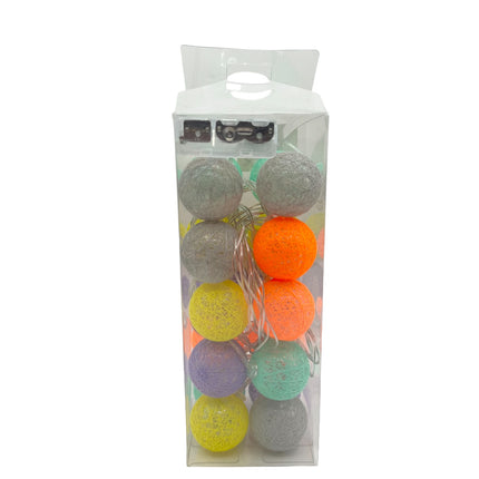 LED Light – 4m, 20 Lights, Warm White, Battery Operated with PVC Box