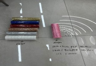 Fabric Roll - 12 cm x 4.5 m Asst Colors