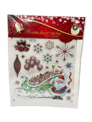 Christmas Clings – 12 Designs (Mixed)