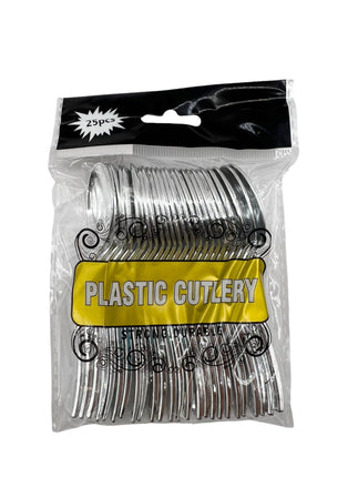 Plastic Cutlery – 3 Different Colors