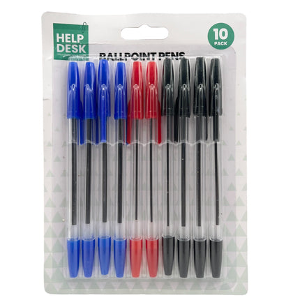 Stationery – Mix of Red, Blue, and Black