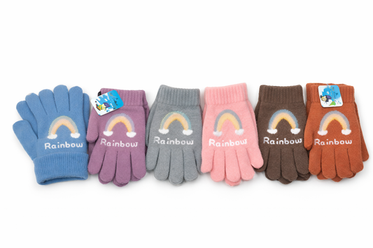 Cozy Comfort Bright Multicolor Gloves - Mix colors