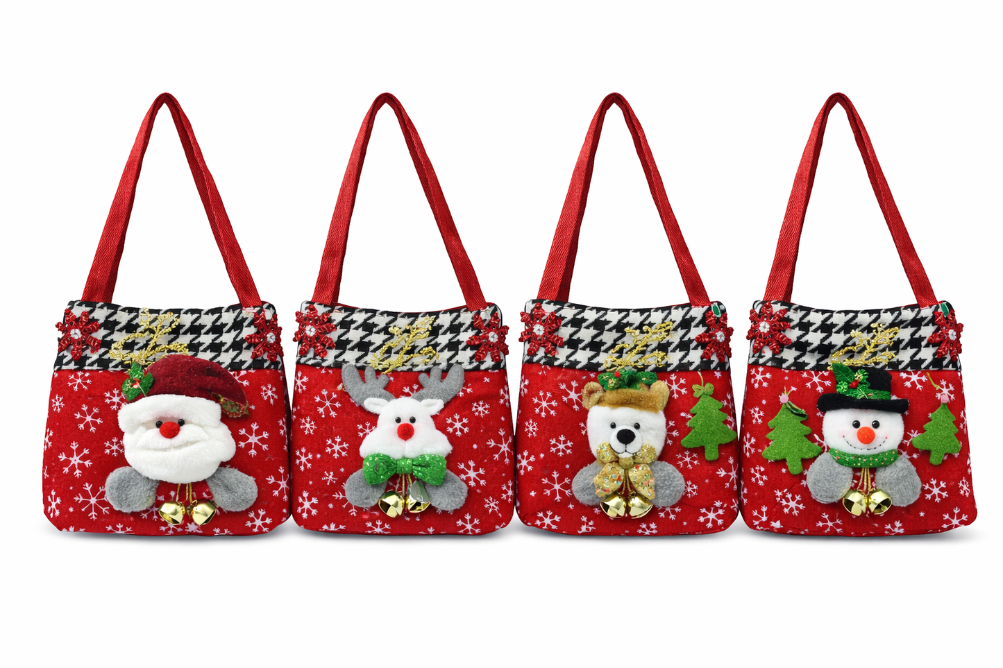 Festive Christmas Gift Bag - 5 design mix