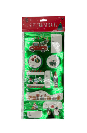 Christmas Gift Tags - Christmas Clings