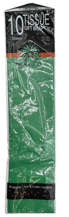 Green Tissue Wrap Paper – 20 x 26 Inches