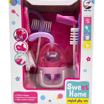Kids' Vacuum & Cleaning Play Set – Multi-Piece Housekeeping Kit