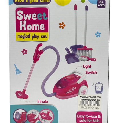 Kids' Vacuum & Cleaning Play Set – Multi-Piece Housekeeping Kit