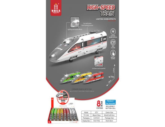 Kids High-Speed Bullet Train Toy Set