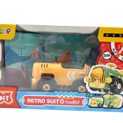 Retro Toy Vehicles – 4 Different Designs