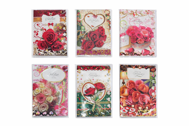Endless Love Valentine Greeting Cards - Mix of 4 designs