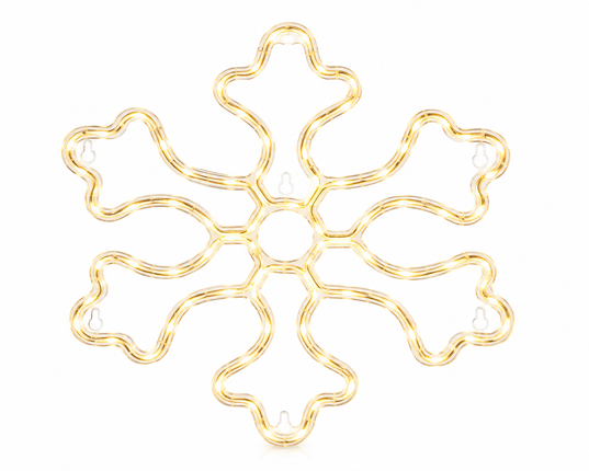 Warm White LED Snowflake Light