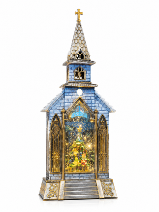 LED Christmas Church Lantern 33 cm