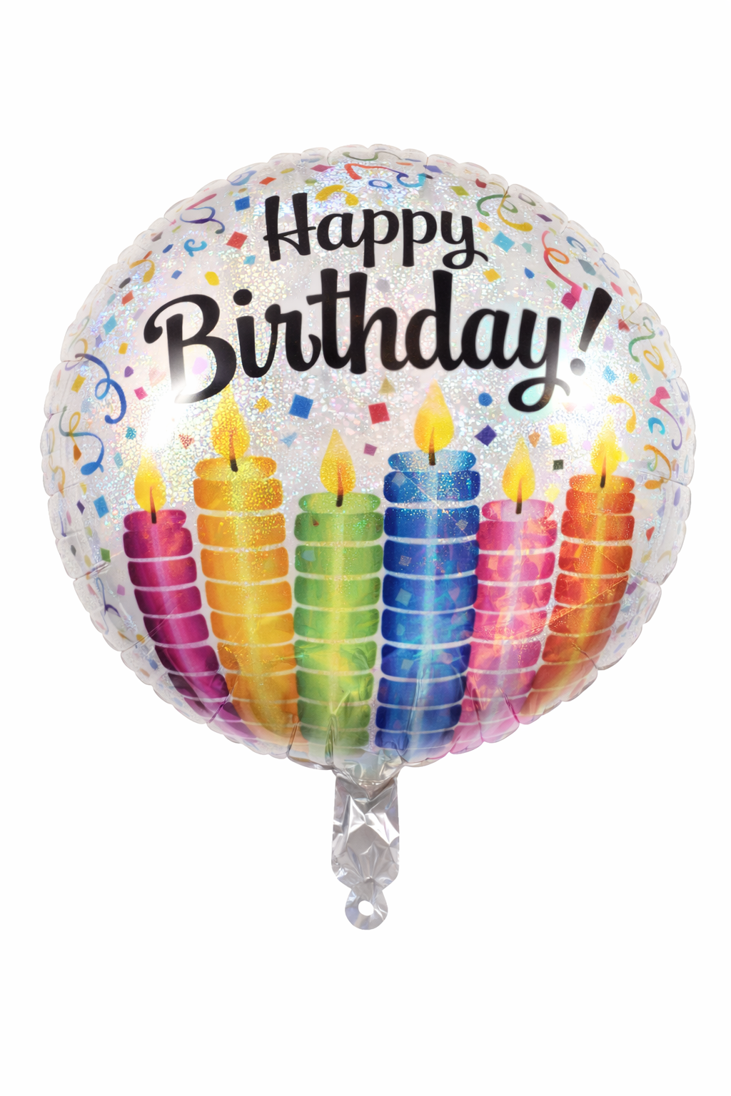 18" Inflatable Birthday Balloon-Birthday Candles