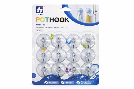 Suction hooks-12 pk