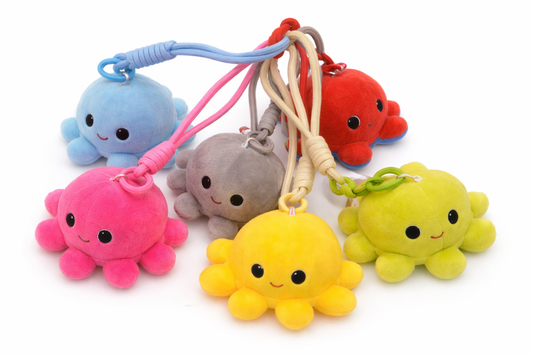 Mini Octopus Plush Hanging Plush Toy - Mix Color