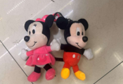 Mickey Mouse and Minnie Mouse Soft Plush Toy - Mix Color