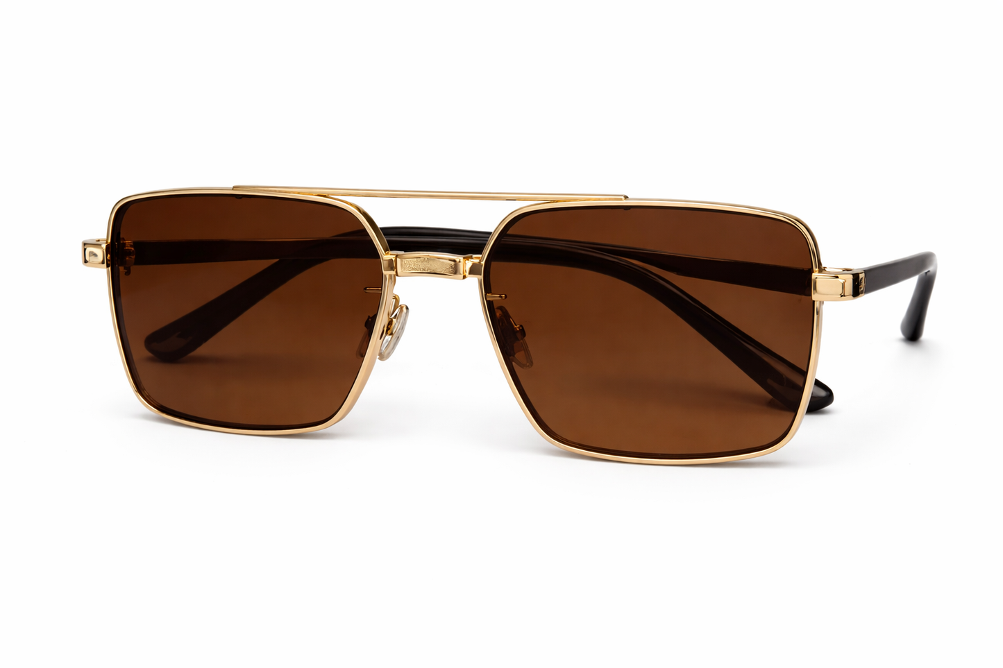 Vintage Square Frame Sunglasses with UV Protection for Men & Women
