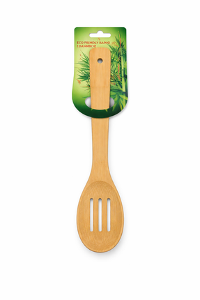 Bamboo Slotted Spoon(64)-30cm