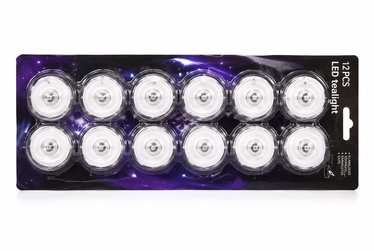 LED Flameless Tealight Candles 12ct