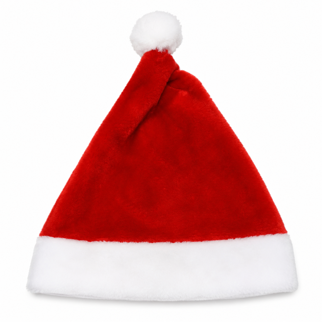 Premium Red & White Santa Hat