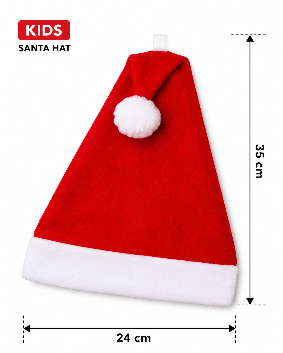 Kids Santa Hat 24 × 35 cm