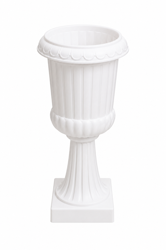 White Decorative Planter Stand – 54cm Flower Pot