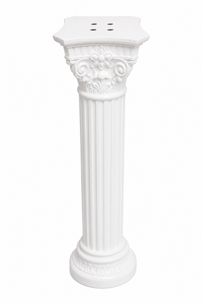 70cm White Decorative Plant Stand