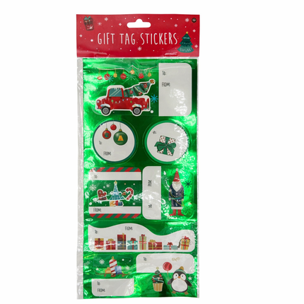 Christmas Gift Tags - Christmas Clings