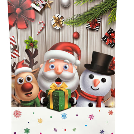 Christmas gift bags. Giant (G). 40 x 55 x 15 cm (approximately 15.5 x 21.5 x 6 inches).