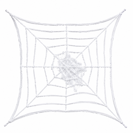 White Halloween Spider Web Net Decoration