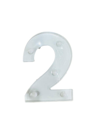 LED Light Up numbers  – 16 cm (Approximately 6 inches)