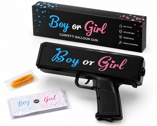 Confetti Balloon Gun for Gender Reveal Parties