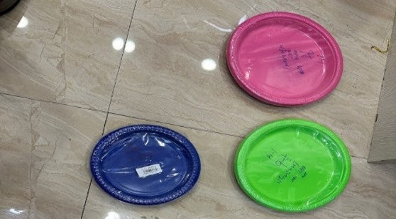 Party Plates - 10-Count Pack for Celebrations 7 inch